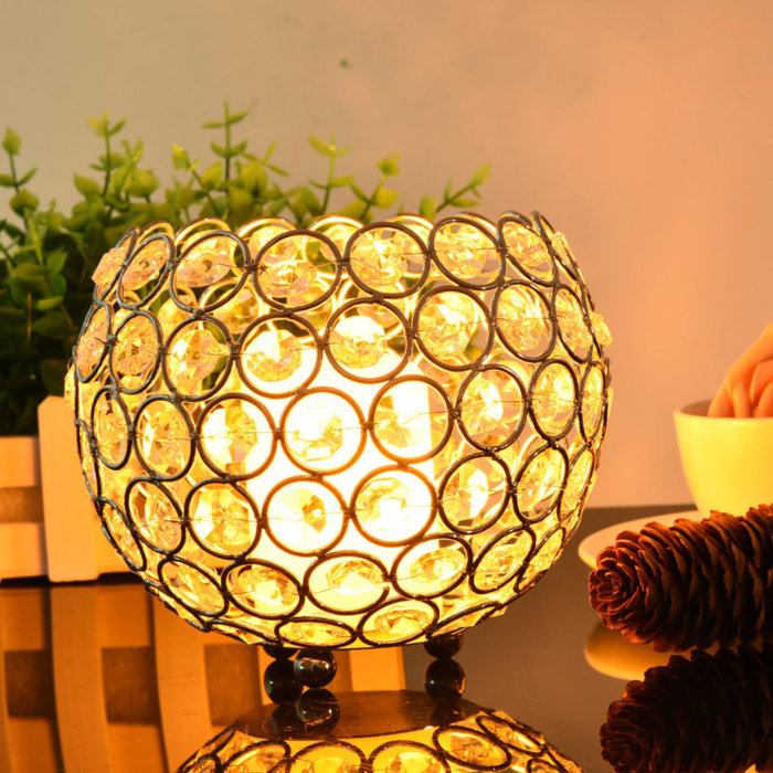 House of Hampton® Crystal Tea Light Candle Holders/Candle Shade For